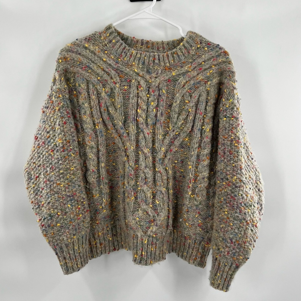 Lumiere confetti sweater pullover long sleeve S